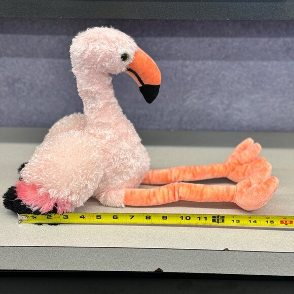 Disney Animal Kingdom Plush Flamingo Plush Stuffed Animal Bird 21" Pink & Orange - Picture 15 of 15